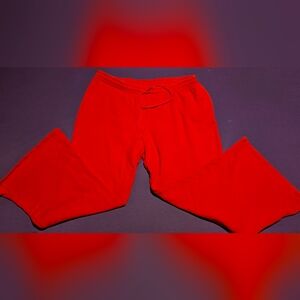 Victorias Secret Pink Red Flare Sweatpants Size XL Long